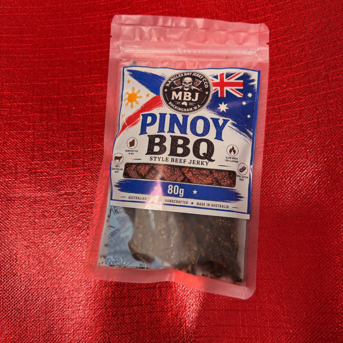 MBJ Pinoy Bbq Beef Jerky 80g