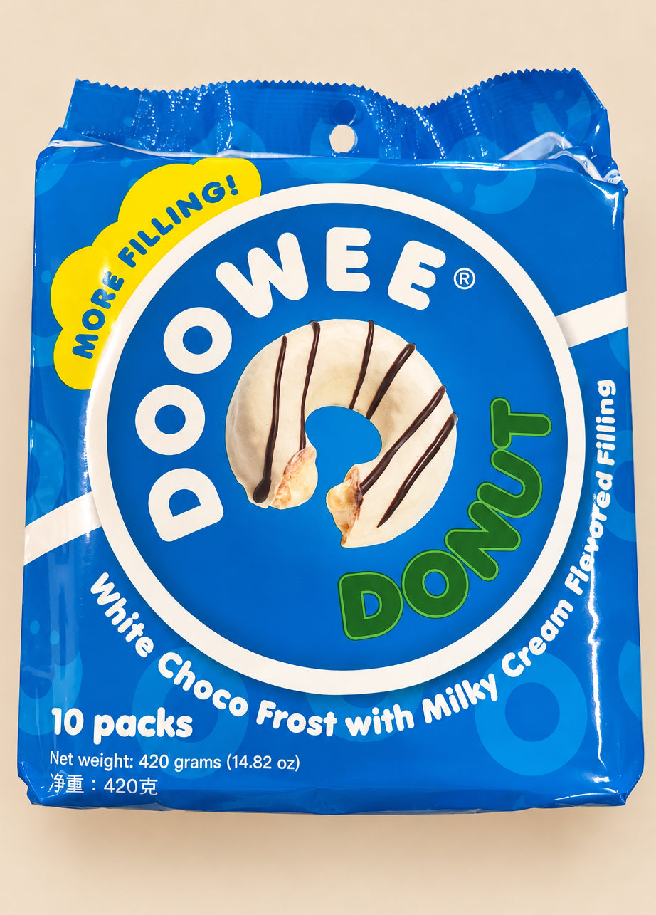 Dowee Donut White Chocolate 10pk